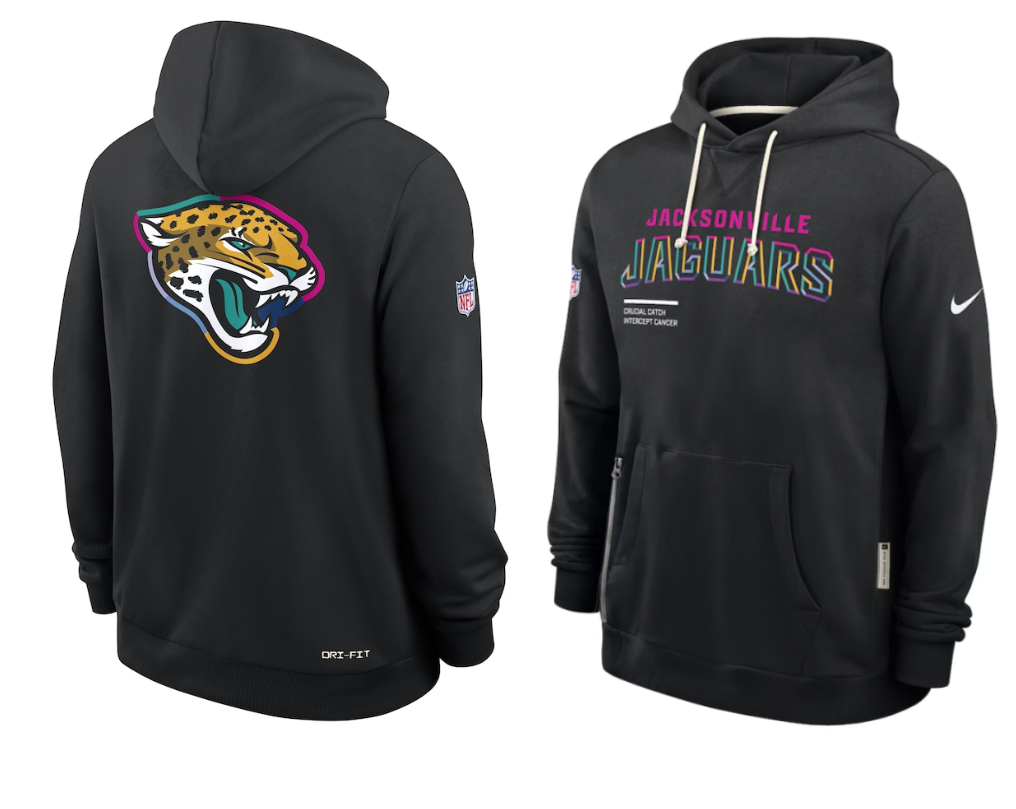 Men Jacksonville Jaguars black 2025 Nike NFL hoodie